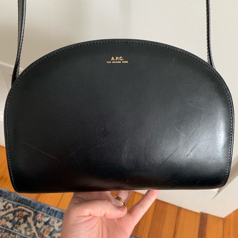 APC Black Demi-Lune Bag - VGUC